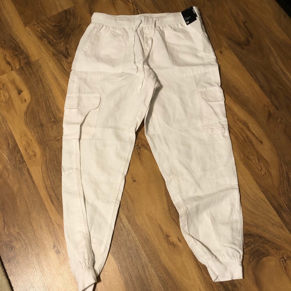Linen cargo Joggers